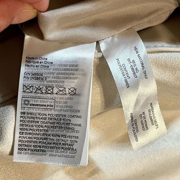 H&M Quilted Shoulder Flap Bag White Silver - Picture 13 of 16